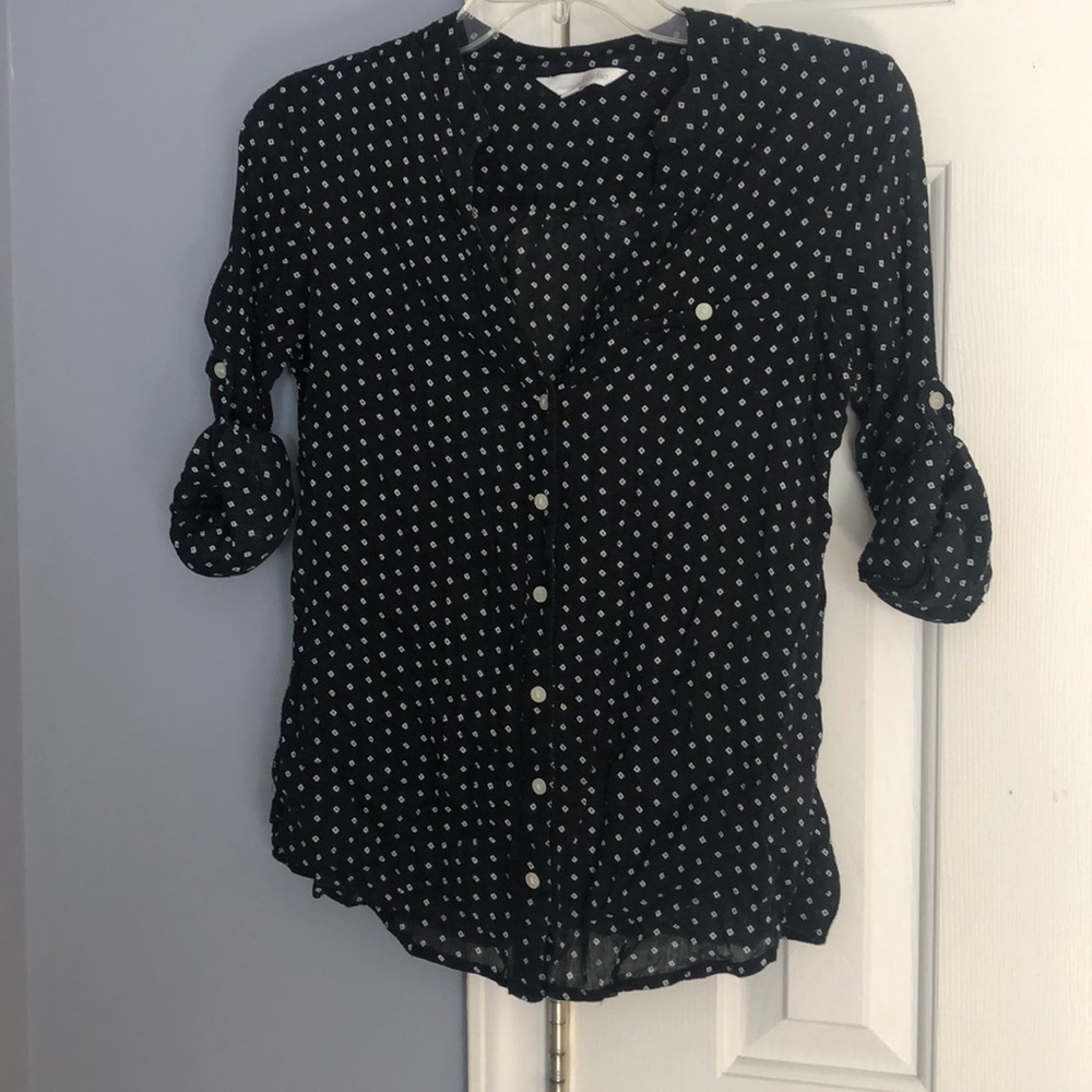 Cotton Block Print Top